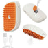 Pet Steam Grooming Brush. Rechargeable - TrendHive